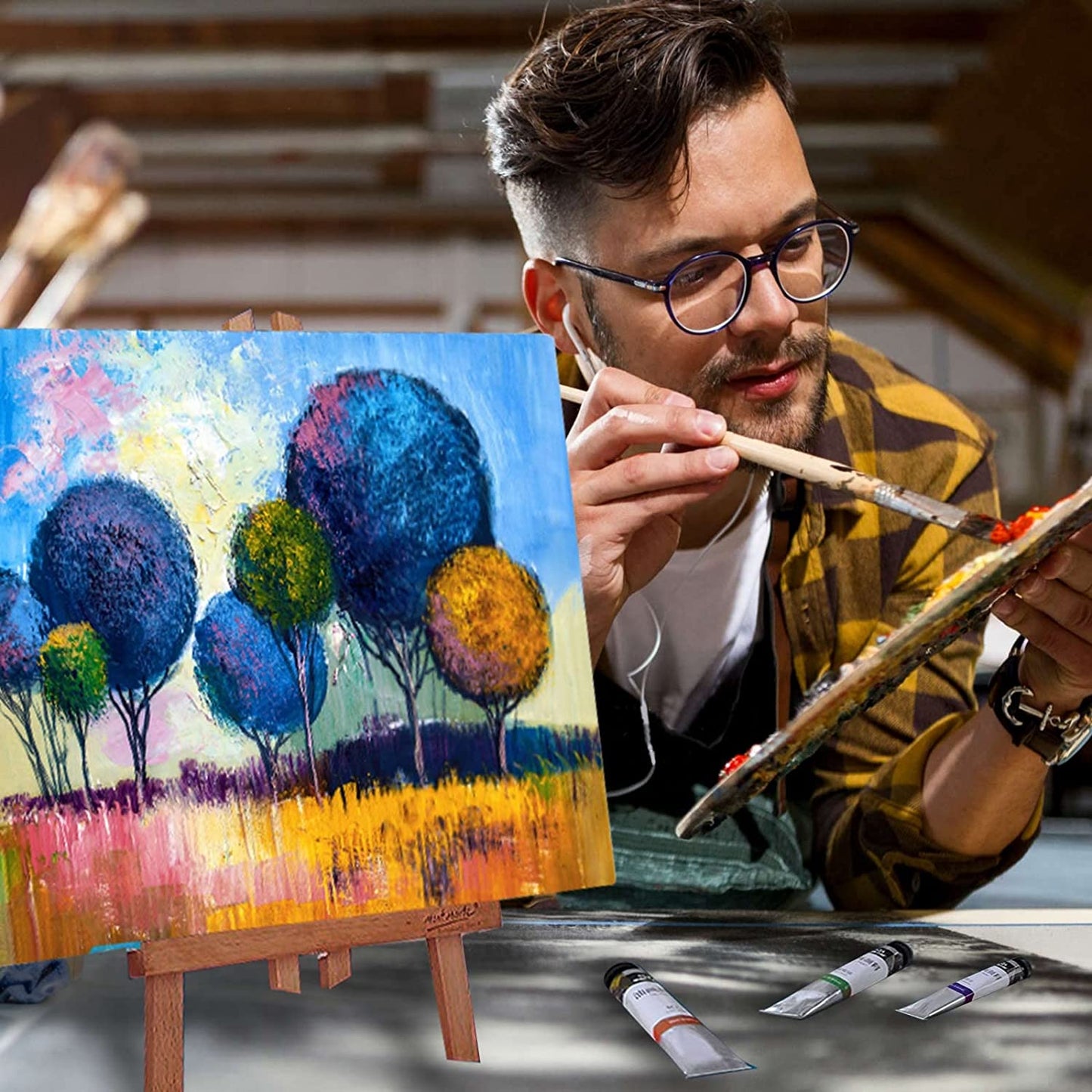 10 oz Triple Primed 5"x7" Acid free Canvases 10-Pack,5/8" Profile