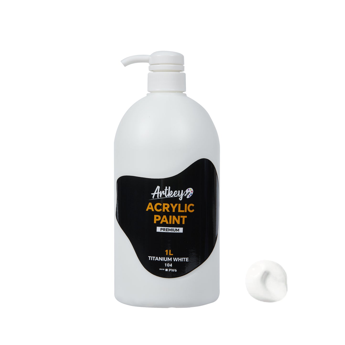 White Acrylic Paint - 1L / 33.8 fl oz
