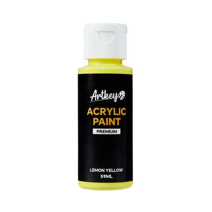 Lemon Yellow Acrylic Paint - 2oz/59ml