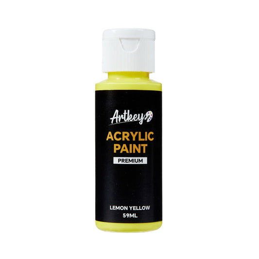 Lemon Yellow Acrylic Paint - 2oz/59ml