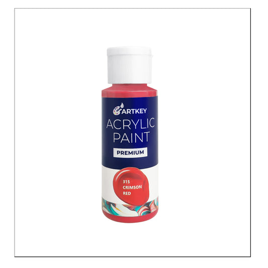 Crimson Red Acrylic Paint - 2oz/59ml