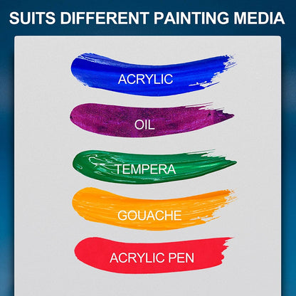 10 oz Triple Primed 10"x10" Acid free Canvas Panel 12-Pack