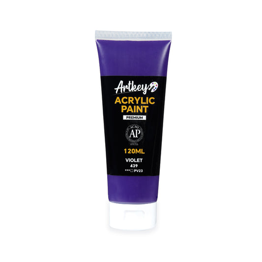 Artkey Acrylic Paint - Violet 120 ml/4.06 oz