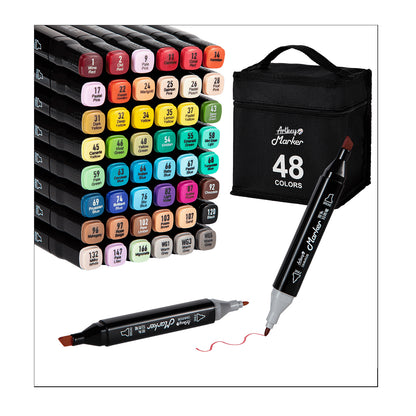 Artkey Alcohol Markers Set of 48