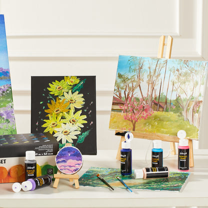 Artkey Acrylic Paint Set - 52 Colors 2 oz/59 ml