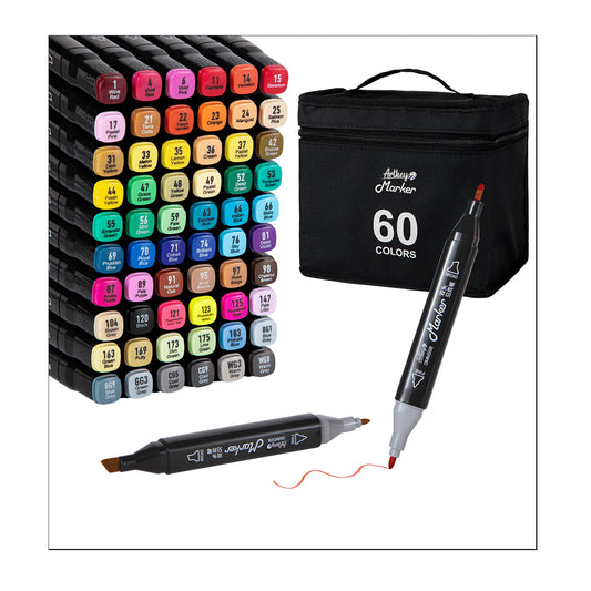 Artkey Alcohol Markers Set of 60