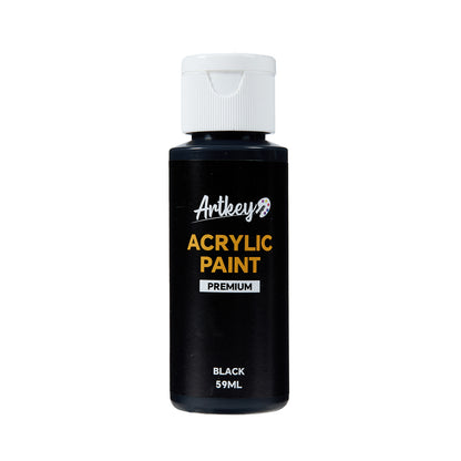 Black Acrylic Paint - 2oz/59ml